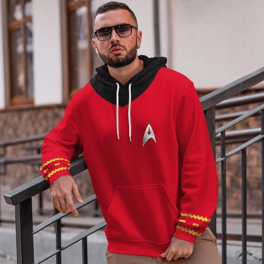 Star Trek The Original Series 1966 1969 Red Custom Tshirt Hoodie Apparel