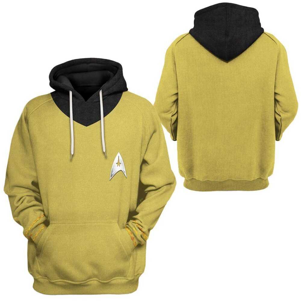 Star Trek The Original Series 1966 1969 Yellow Custom Tshirt Hoodie Apparel