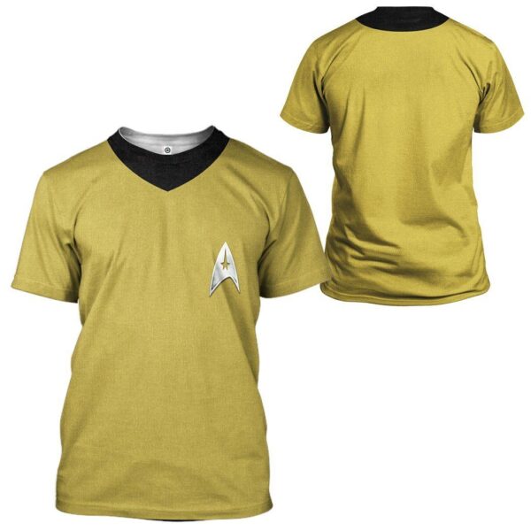 star trek the original series 1966 1969 yellow custom tshirt hoodie apparel zmdgd