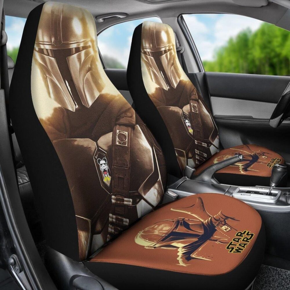 Star Wars Car Seat Covers | The Mandalorian Bounty Hunter Seat Covers SWCSC18