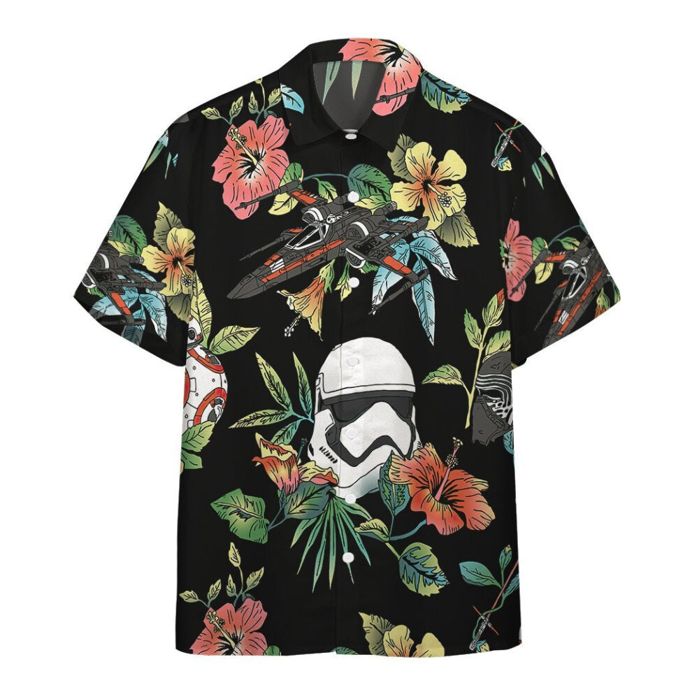 Star Wars Hawaiian Shirt |  Black Hawaiian Shirts HW023