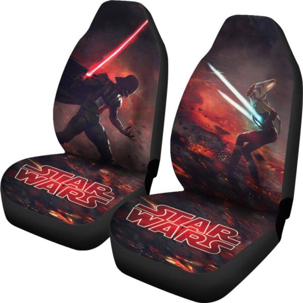 star wars movie car seat covers ahsoka tano vs darth vader fighting seat covers swcsc41 zmfsd