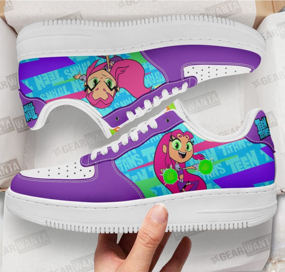 Starfire Sneakers Custom Teen Titan Go Cartoon Shoes