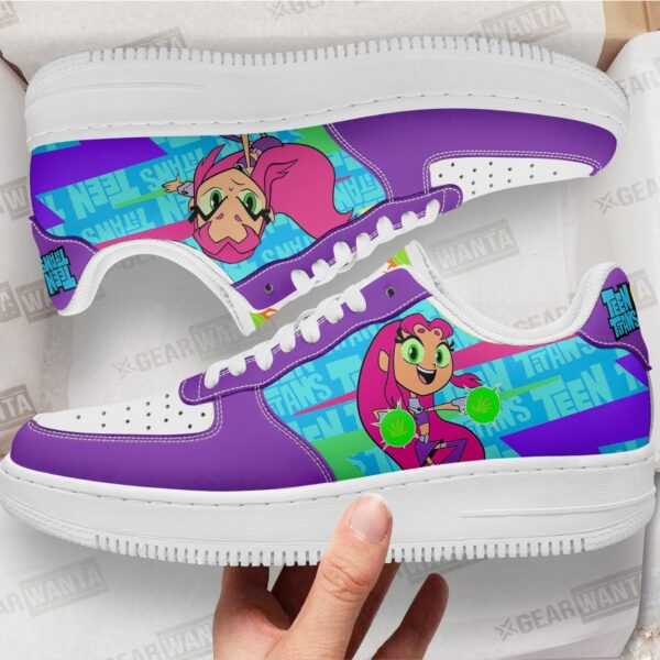 starfire sneakers custom teen titan go cartoon shoes kzby8