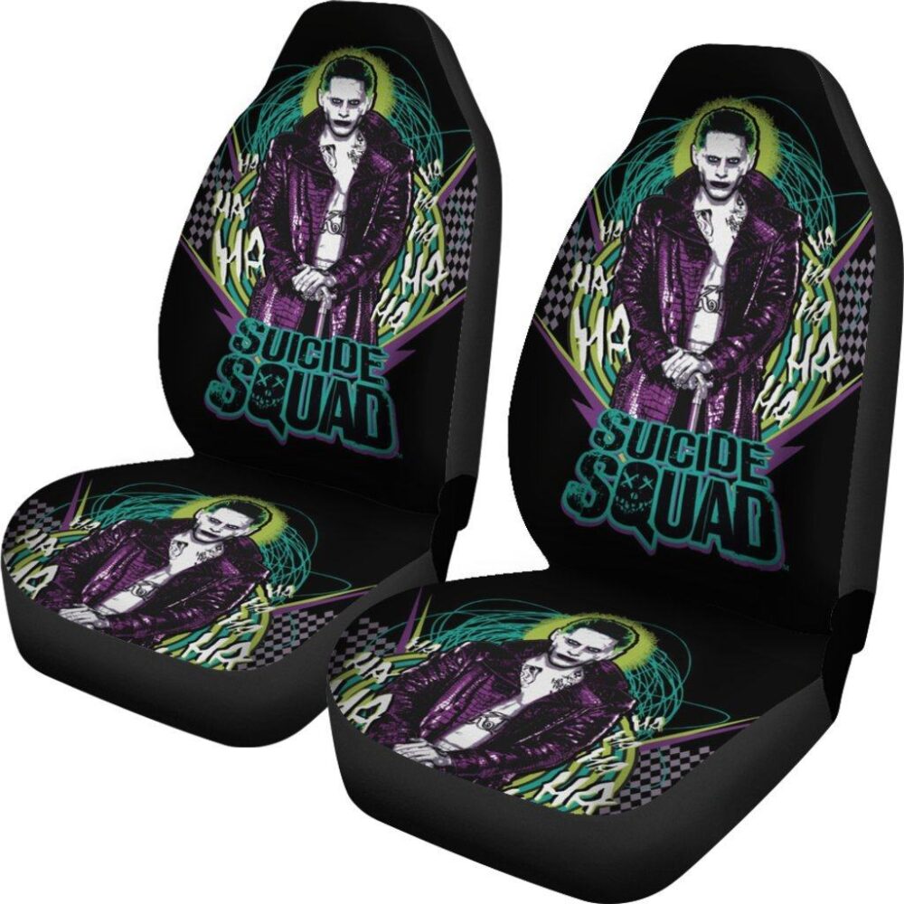 Suicide Squad Car Seat Covers Joker Villains Movie Fan Gift