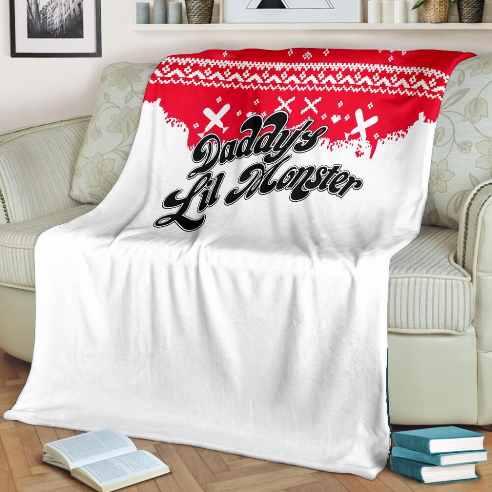 Suicide Squad Harley Quinn Ugly Christmas Custom Blanket Home Decor