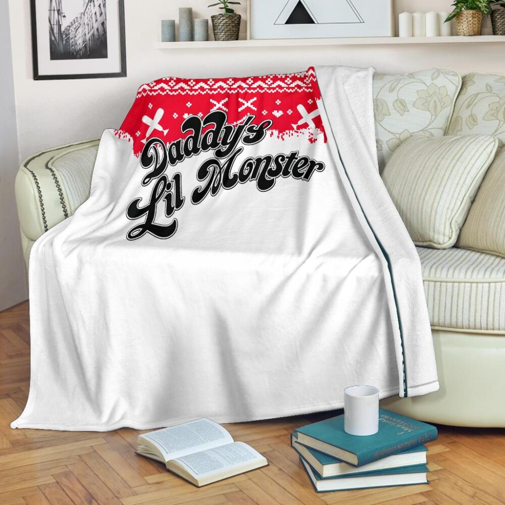 Suicide Squad Harley Quinn Ugly Christmas Custom Blanket Home Decor