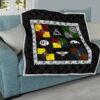 symbols harry potter quilt blanket bedding decor idea mpg10