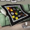 symbols harry potter quilt blanket bedding decor idea rvagz