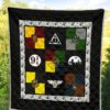 symbols harry potter quilt blanket bedding decor idea sqzmv