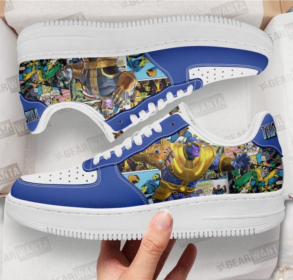 Thanos Sneakers Custom Superhero Comic Shoes