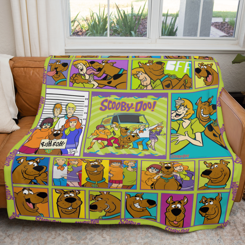 The Adventures Of Scooby Doo Fleece Blanket For Bedding Decor