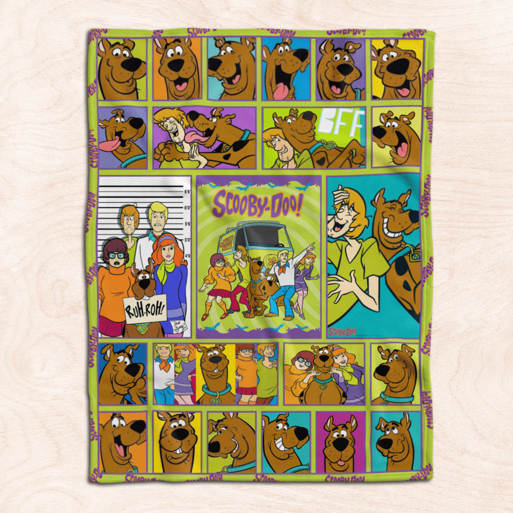 The Adventures Of Scooby Doo Fleece Blanket For Bedding Decor