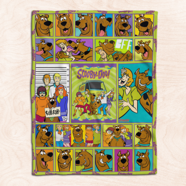 the adventures of scooby doo fleece blanket for bedding decor u005m