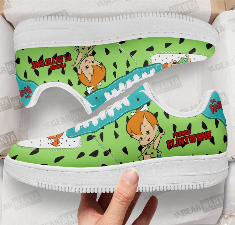 The Flintstones Pebbles Flintstone Sneakers Custom