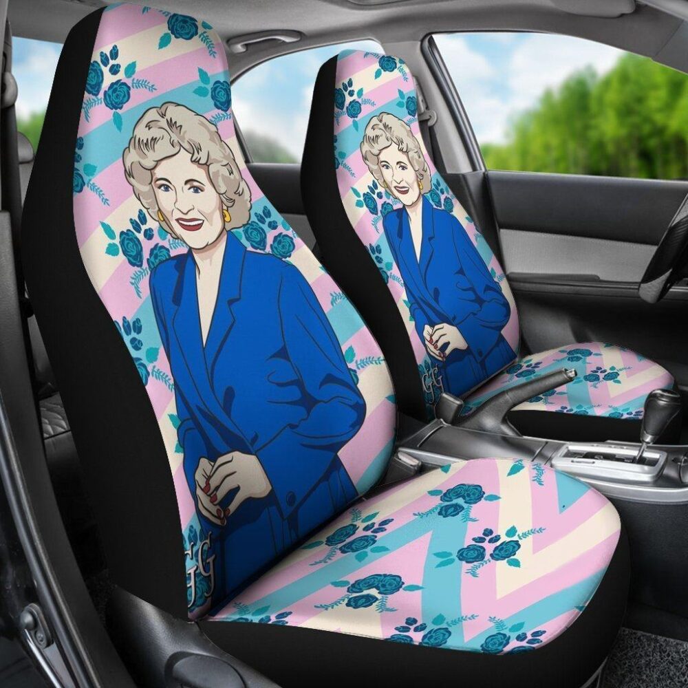 The Golden Girls Car Seat Covers | The Golden Girls Blue Jacket Seat Covers GGCSC06