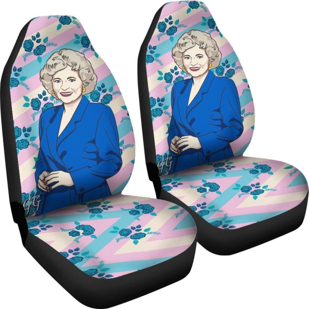 The Golden Girls Car Seat Covers | The Golden Girls Blue Jacket Seat Covers GGCSC06