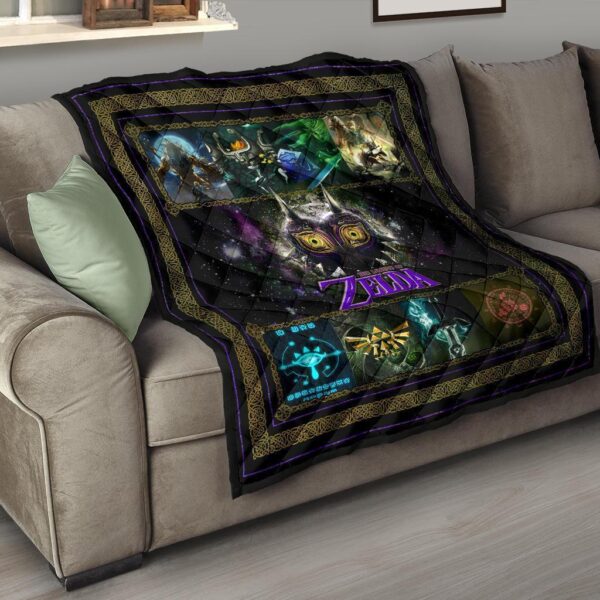 the legend of zelda majoras mask quilt blanket gift idea 0zbvp