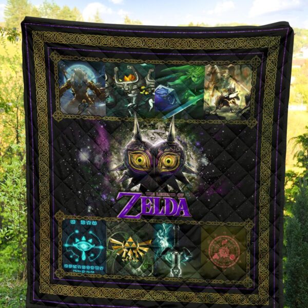 the legend of zelda majoras mask quilt blanket gift idea 1ei5e