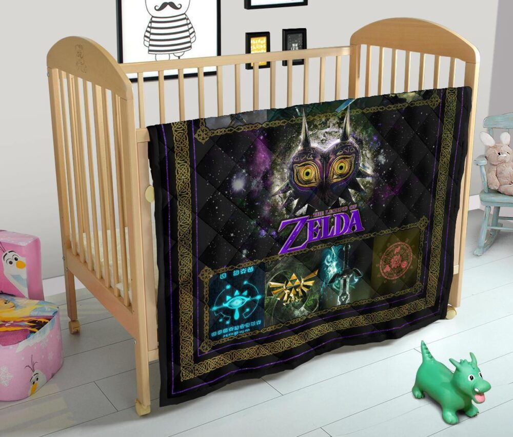 The Legend Of Zelda Majora’s Mask Quilt Blanket Gift Idea