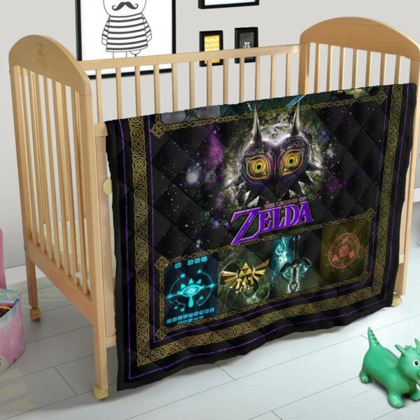 the legend of zelda majoras mask quilt blanket gift idea 7dtfn