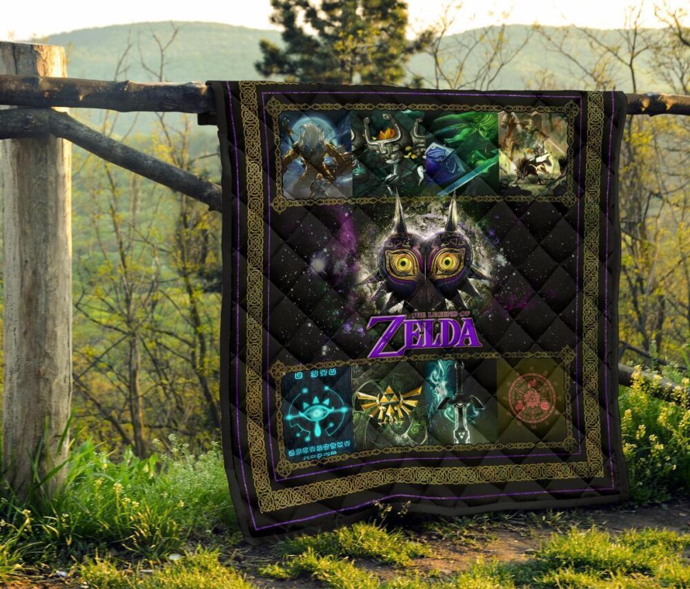 The Legend Of Zelda Majora’s Mask Quilt Blanket Gift Idea