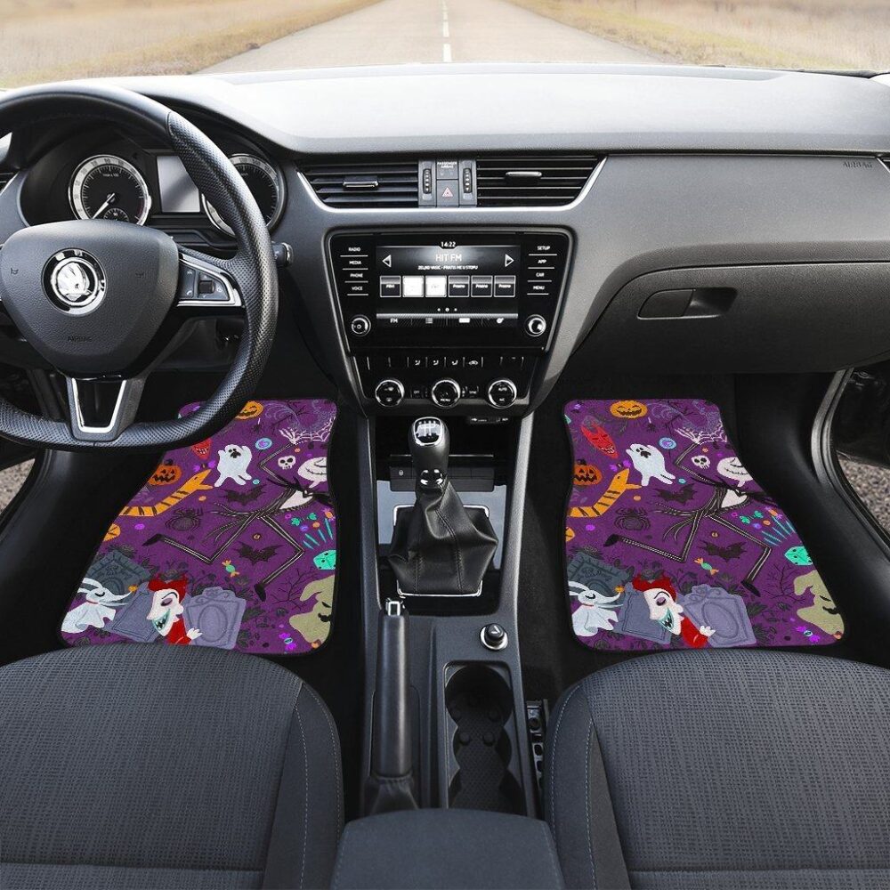 The Nightmare Before Christmas Car Floor Mats | NBC Characters Patterns Car Mats NBCFM09