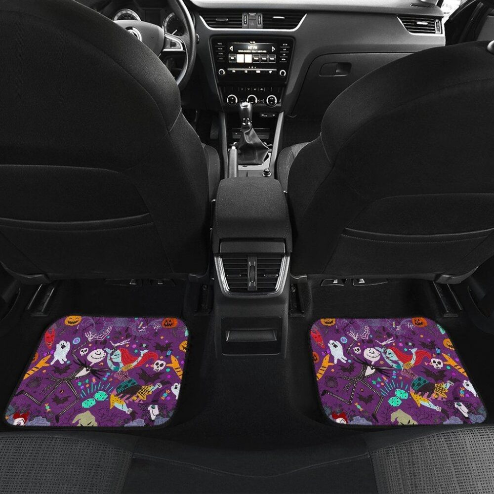 The Nightmare Before Christmas Car Floor Mats | NBC Characters Patterns Car Mats NBCFM09