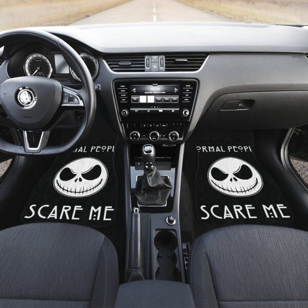 the nightmare before christmas car floor mats normal people scare me car mats nbcfm10 mwzr1