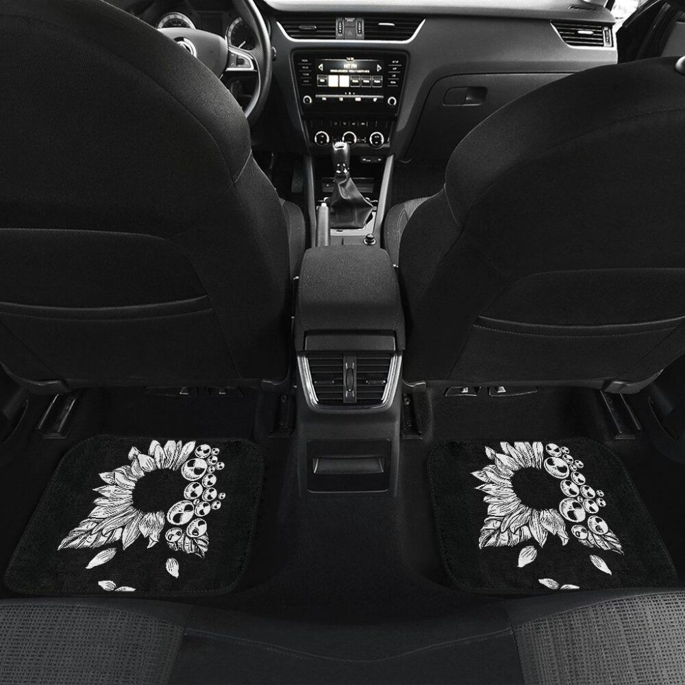 The Nightmare Before Christmas Car Floor Mats | Sun Flowers Jack Skellington Car Mats NBCFM08