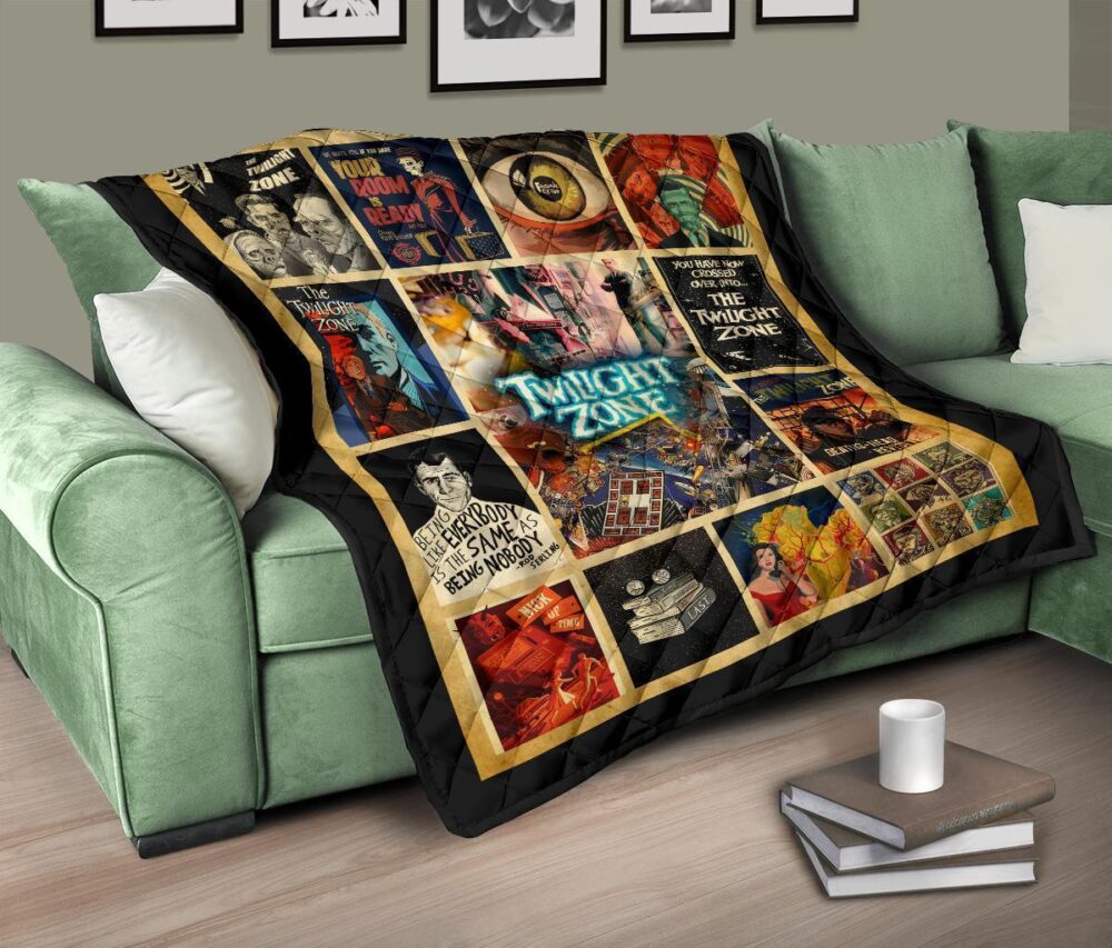 The Twilight Zone Quilt Blanket TV Show Fan Gift Idea