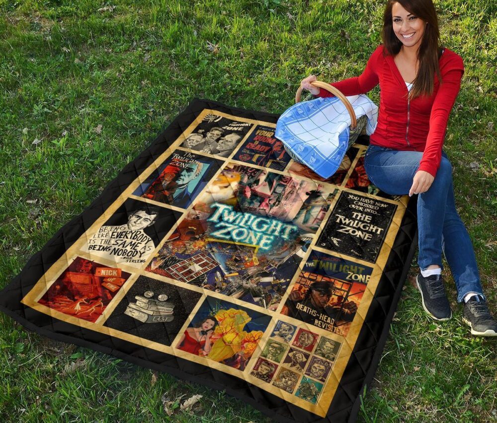 The Twilight Zone Quilt Blanket TV Show Fan Gift Idea