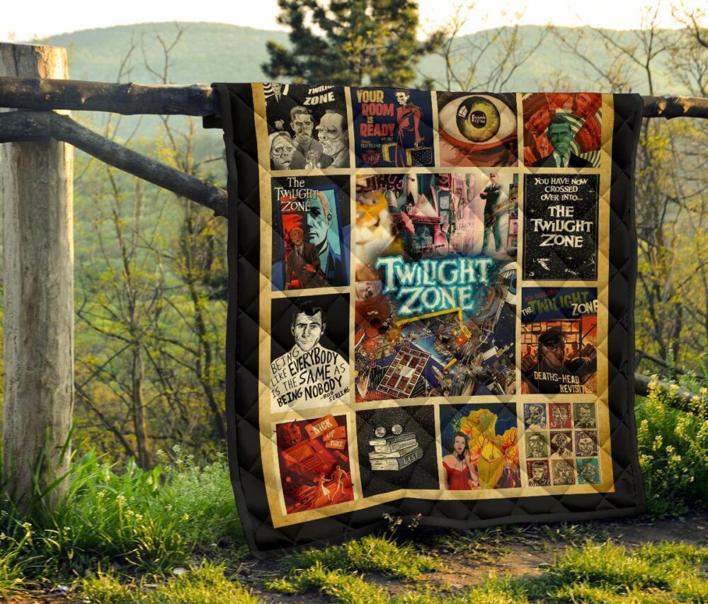 The Twilight Zone Quilt Blanket TV Show Fan Gift Idea