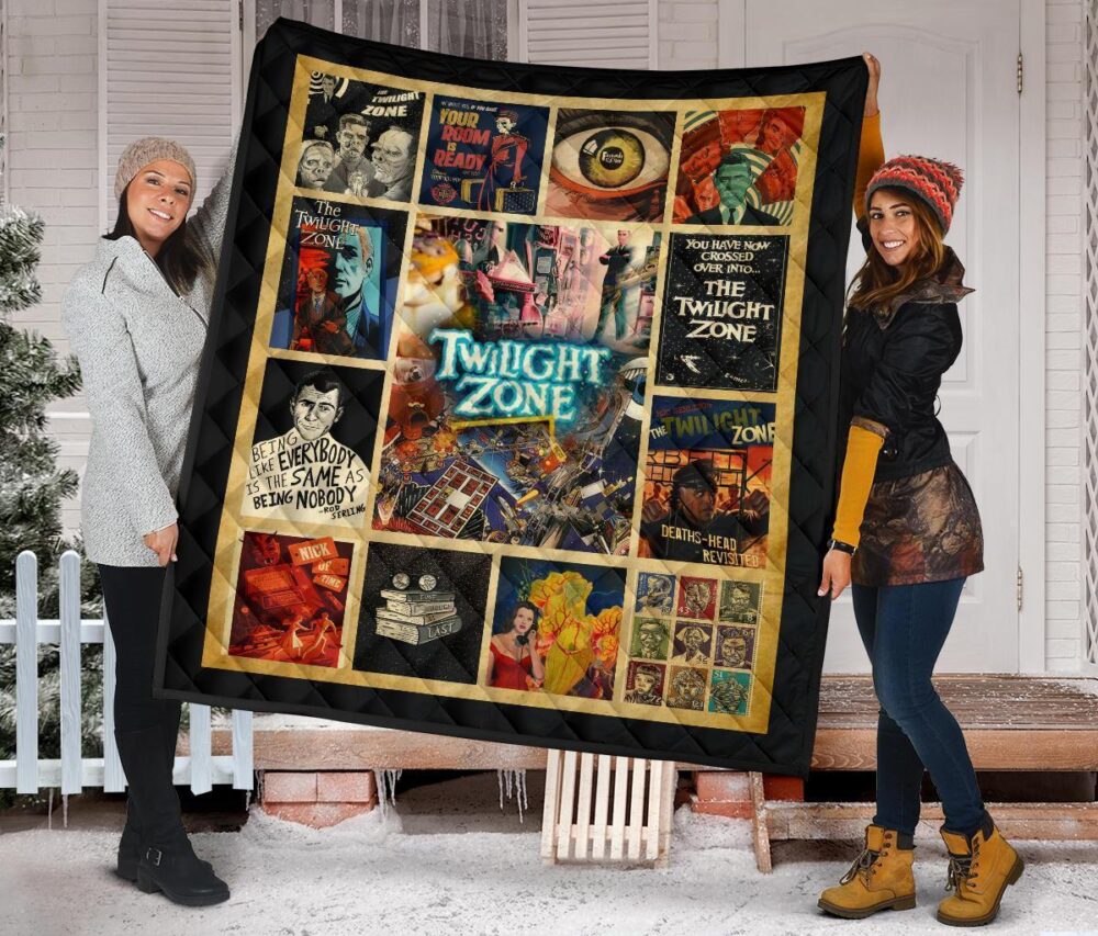 The Twilight Zone Quilt Blanket TV Show Fan Gift Idea