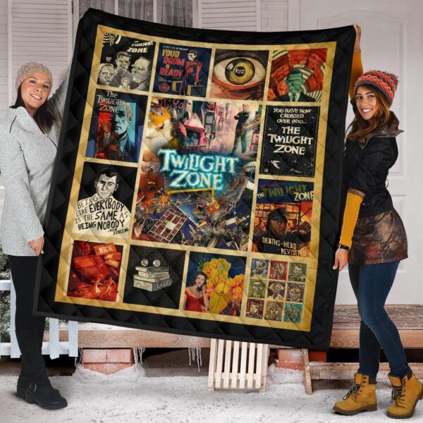 the twilight zone quilt blanket tv show fan gift idea ns3qo