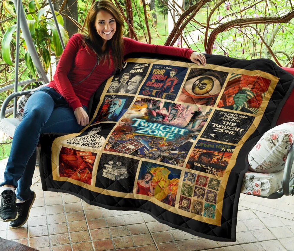 The Twilight Zone Quilt Blanket TV Show Fan Gift Idea