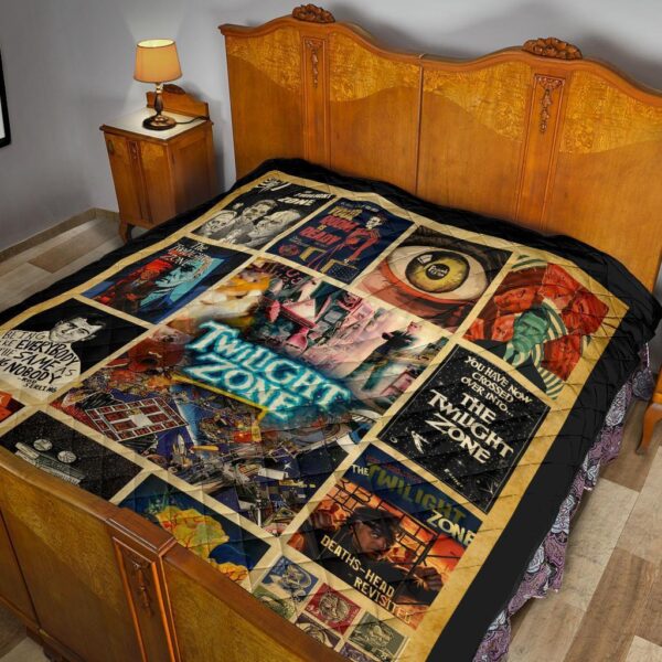 the twilight zone quilt blanket tv show fan gift idea uu32t