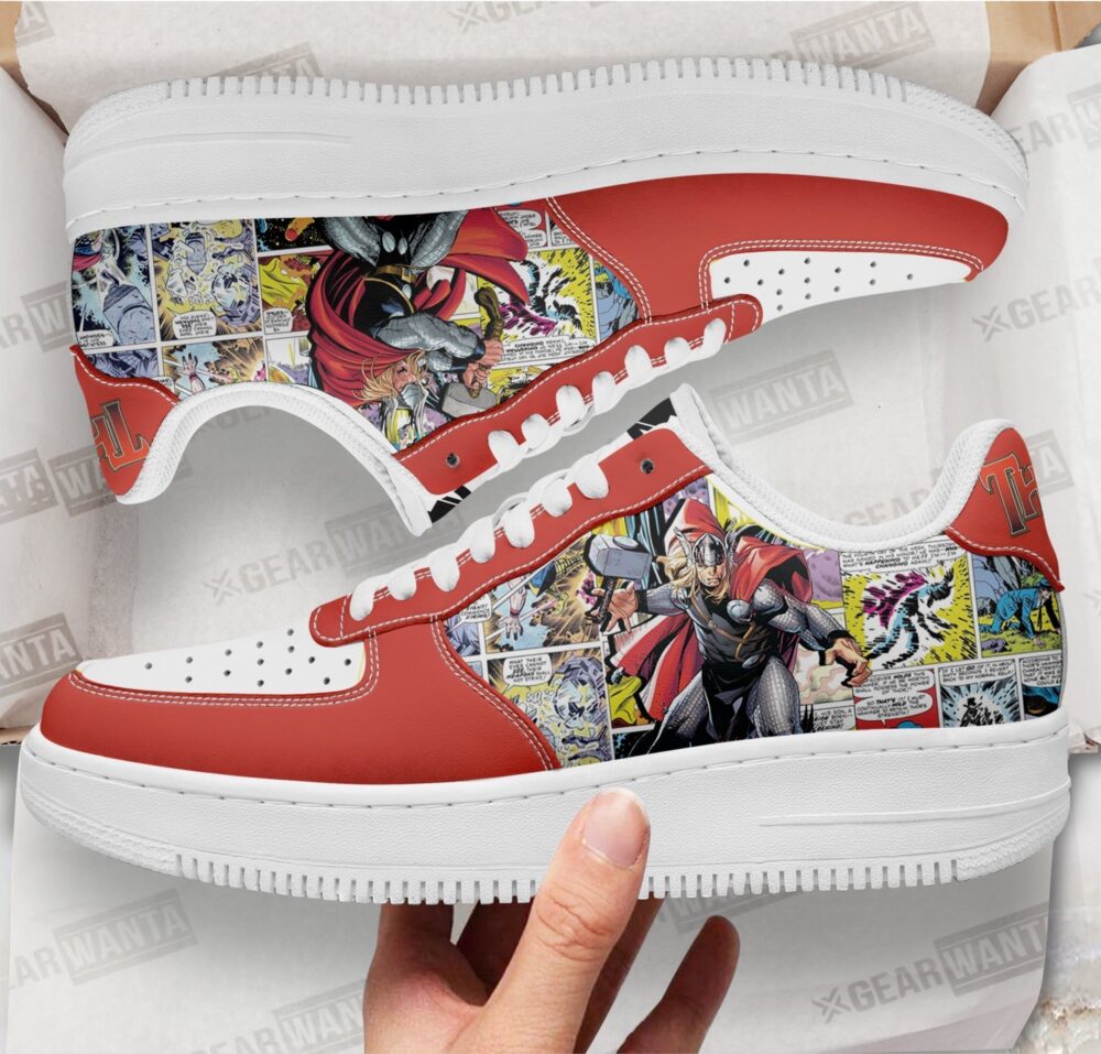 Thor Sneakers Custom Superhero Comic Shoes