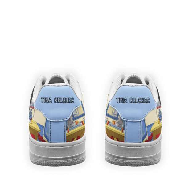 tina belcher bobs burger custom sneakers uz8sy