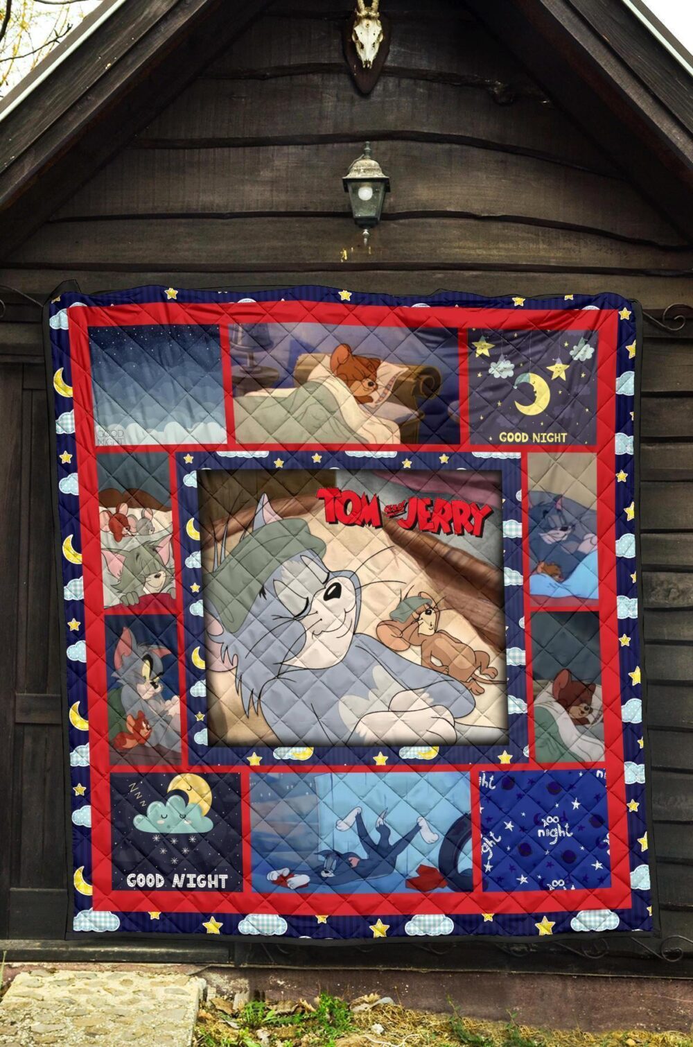 Tom And Jerry Quilt Blanket Funny Cartoon Fan Gift