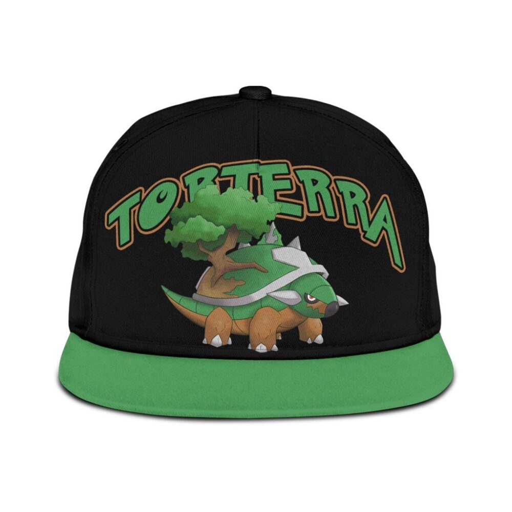 Torterra Snapback Hat Anime Fan Gift Idea