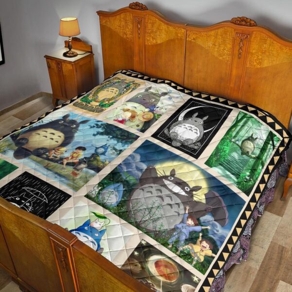 totoro quilt blanket for anime my neighbor totoro fan ktyxf