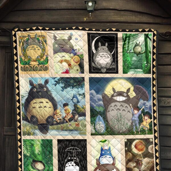 totoro quilt blanket for anime my neighbor totoro fan mkuy0