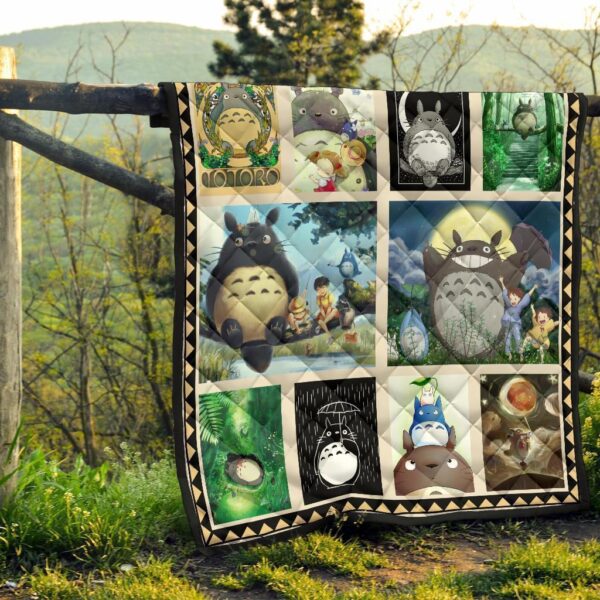 totoro quilt blanket for anime my neighbor totoro fan sm37c