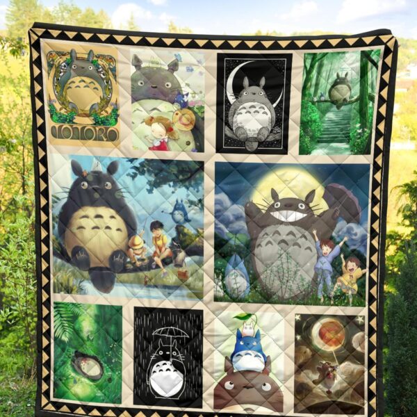 totoro quilt blanket for anime my neighbor totoro fan xainf