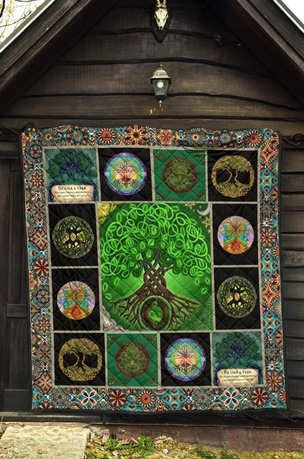 Tree Of Life Quilt Blanket Gift Idea For Earth Lover