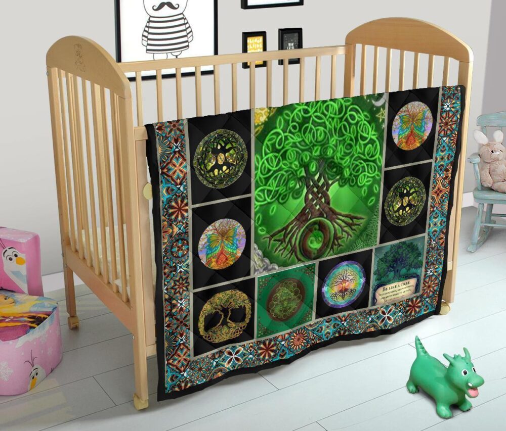 Tree Of Life Quilt Blanket Gift Idea For Earth Lover