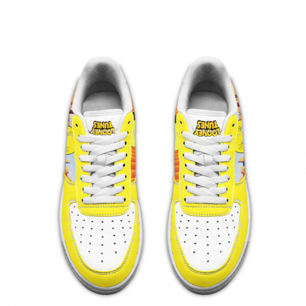 tweety looney tunes custom sneakers zabw3