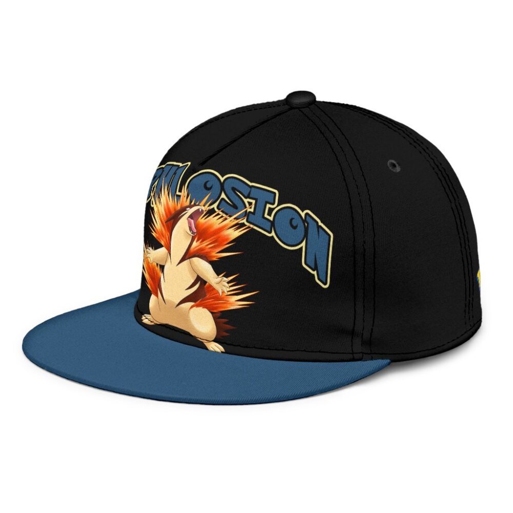 Typhlosion Snapback Hat Anime Fan Gift Idea