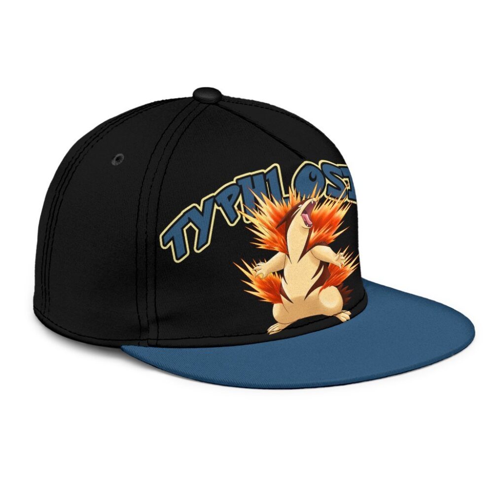 Typhlosion Snapback Hat Anime Fan Gift Idea